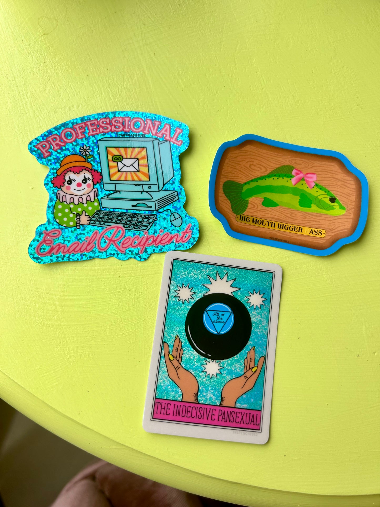 Professional Email Recipient Glitter Sticker – The Peach Fuzz