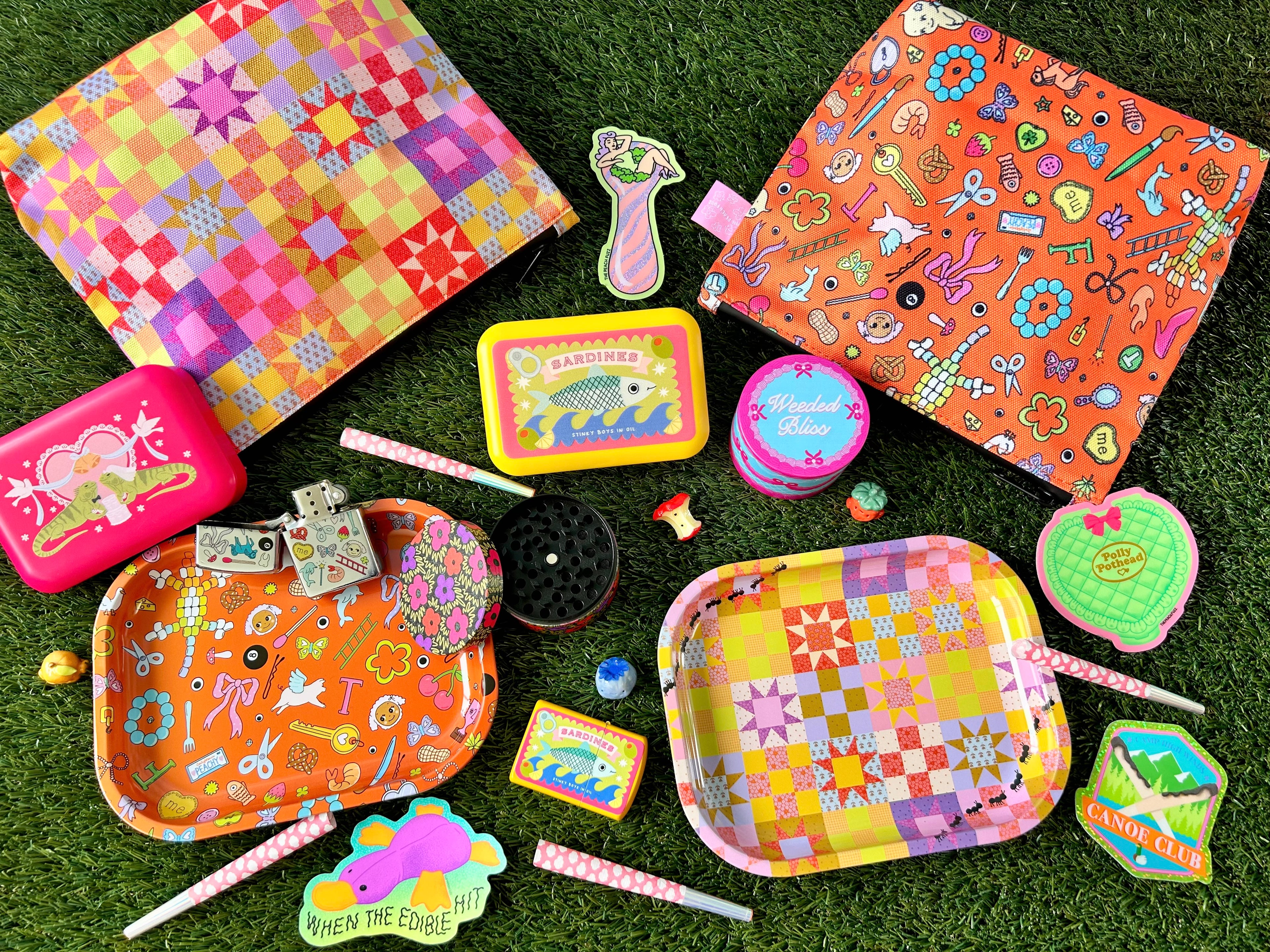 Small Patchwork Quilt Tray