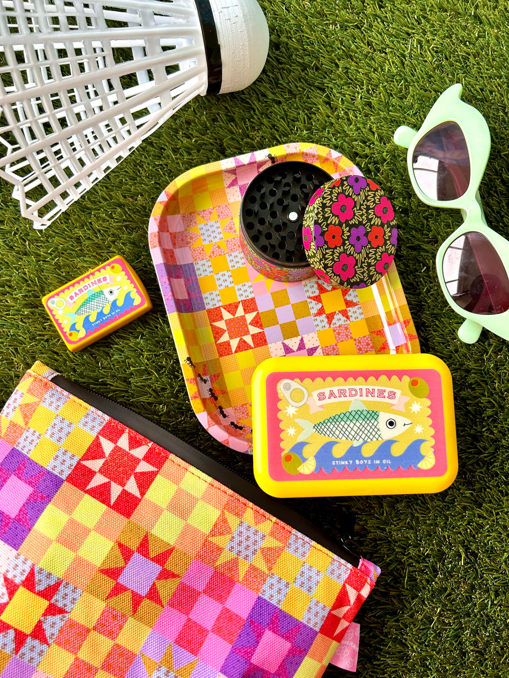 Small Patchwork Quilt Tray