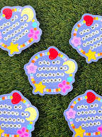 Ask Me About My Current Hobby Sticker - The Peach Fuzz
