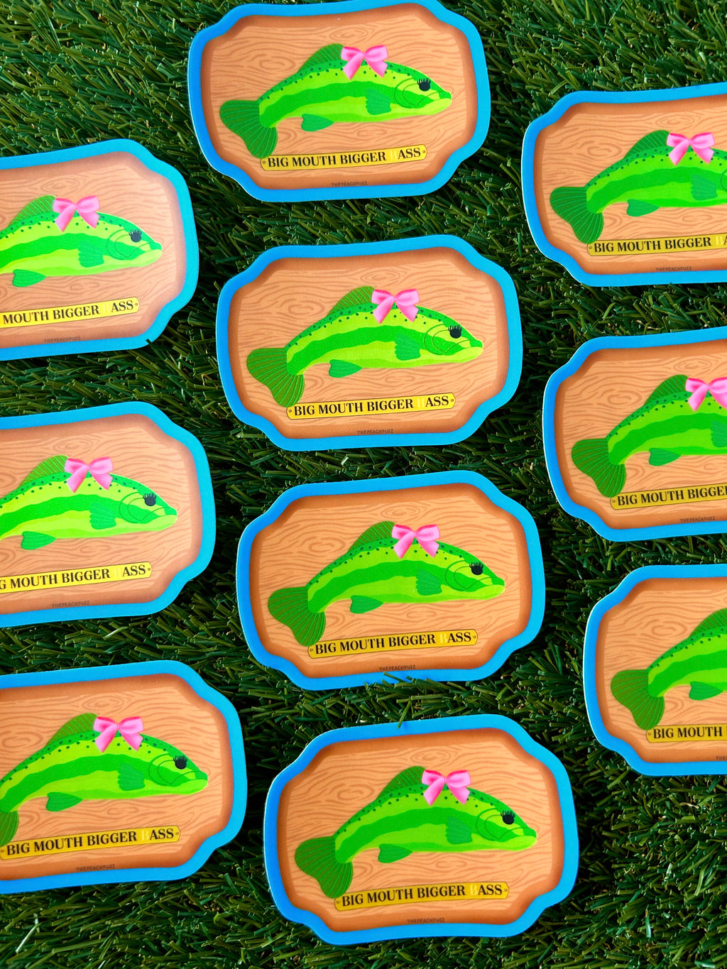 Big Mouth Bigger bAss Sticker - The Peach Fuzz