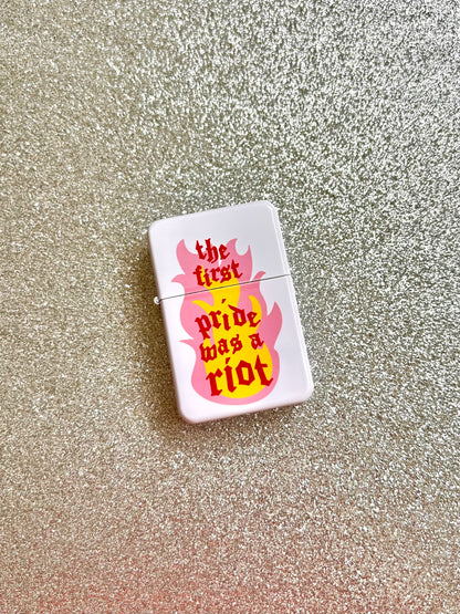 The First Pride Was A Riot Lighter (TPF x PB)