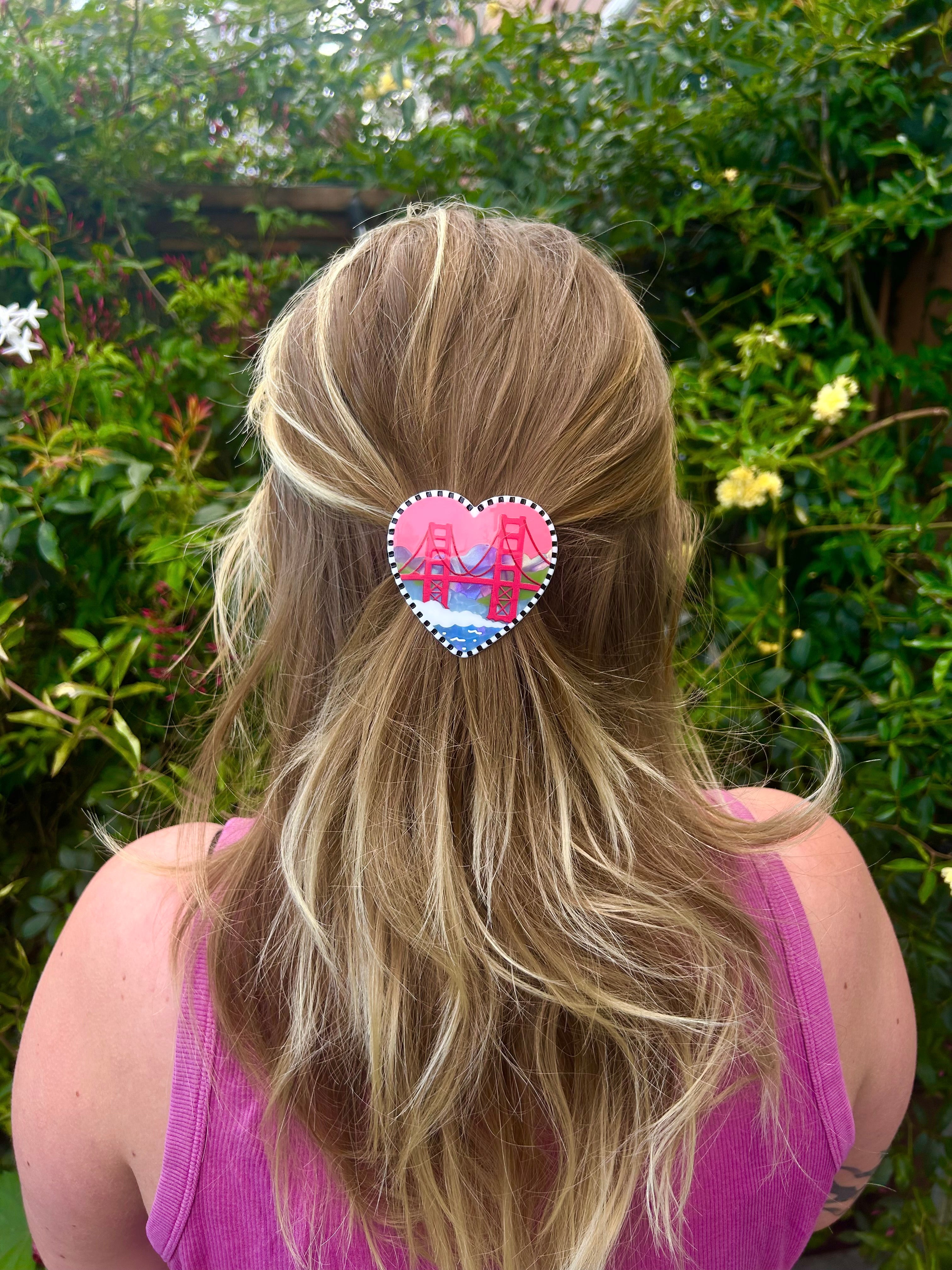 Heart SF Hair Clip