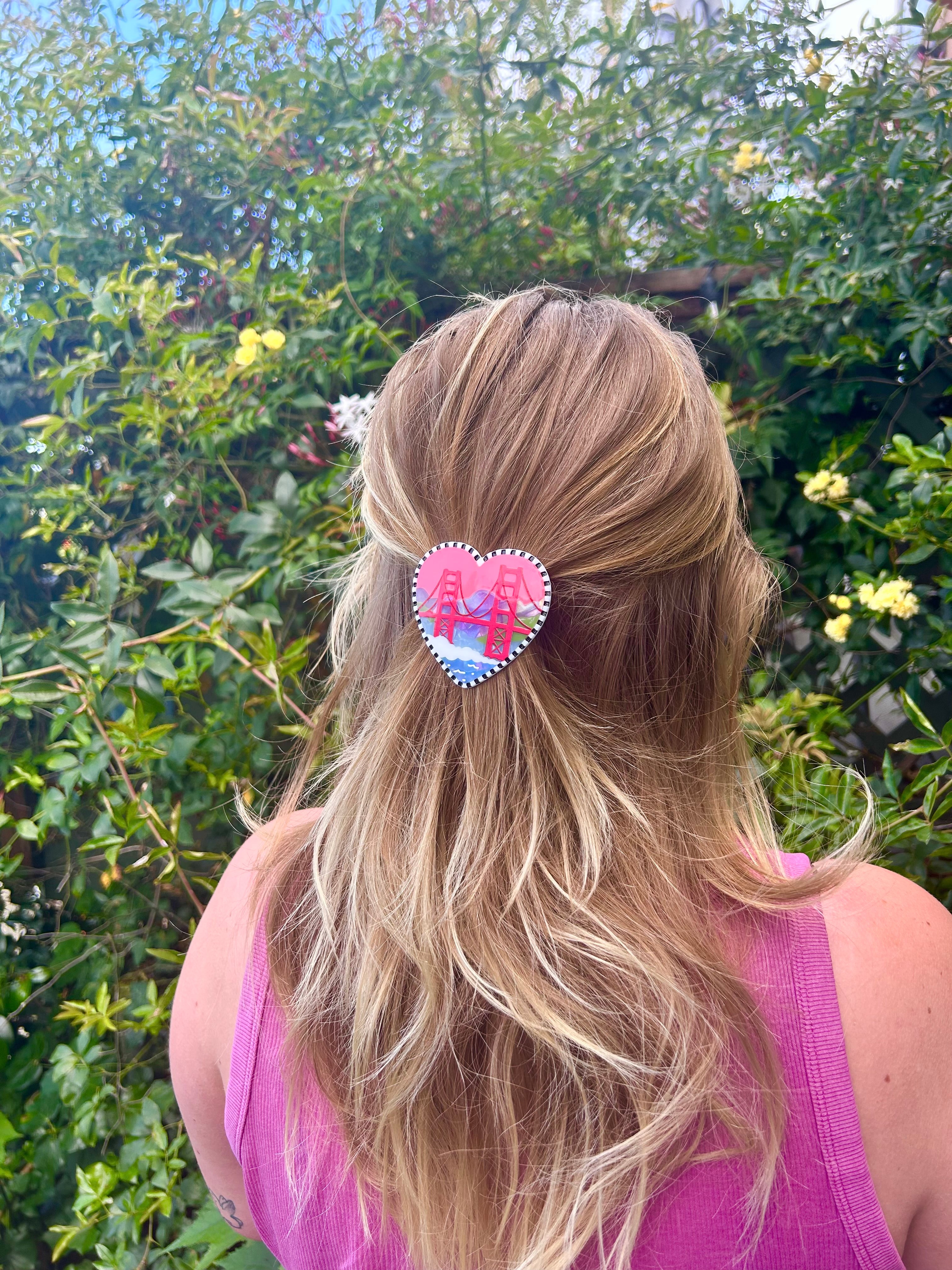 Heart SF Hair Clip