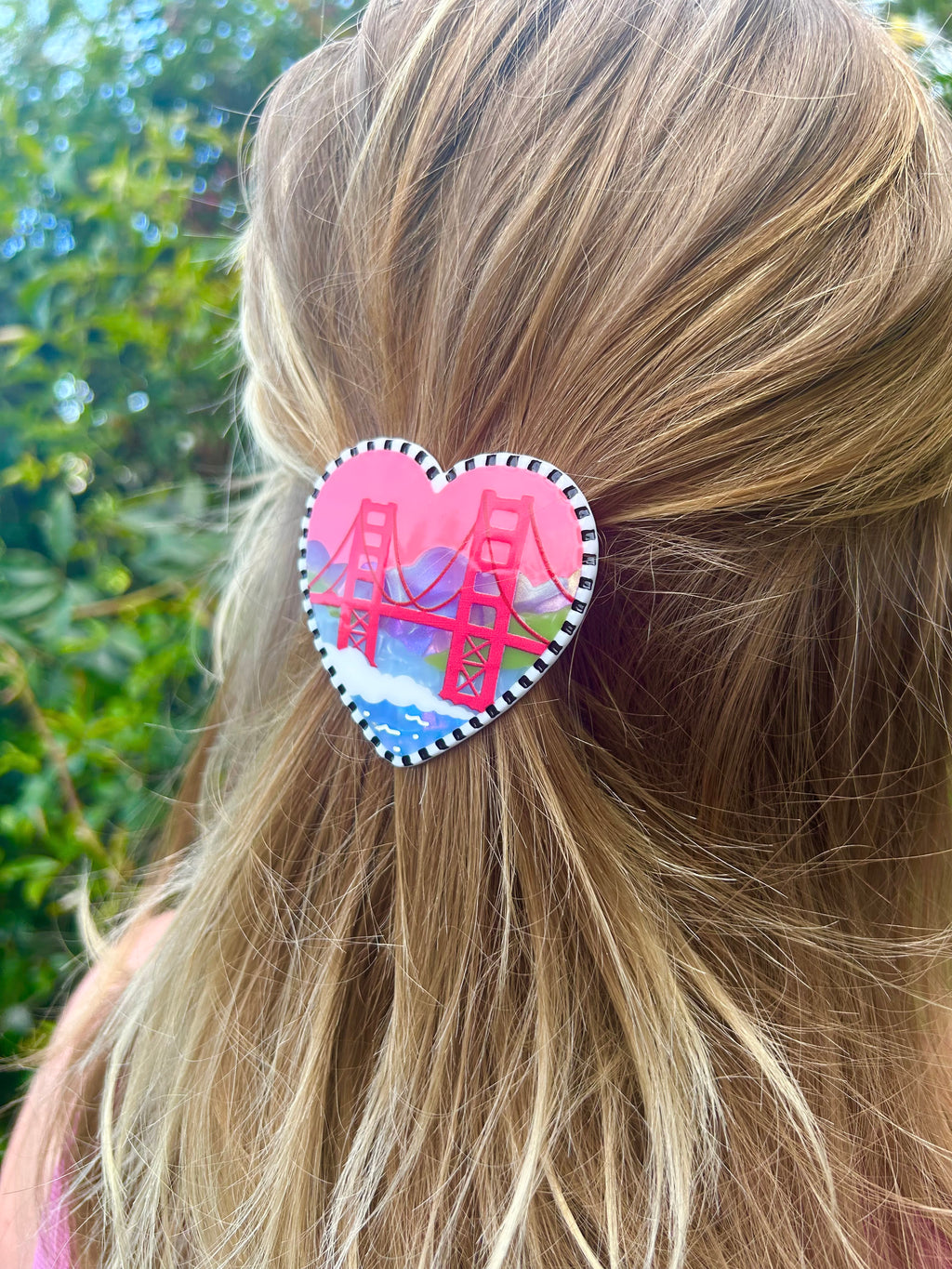 Heart SF Hair Clip