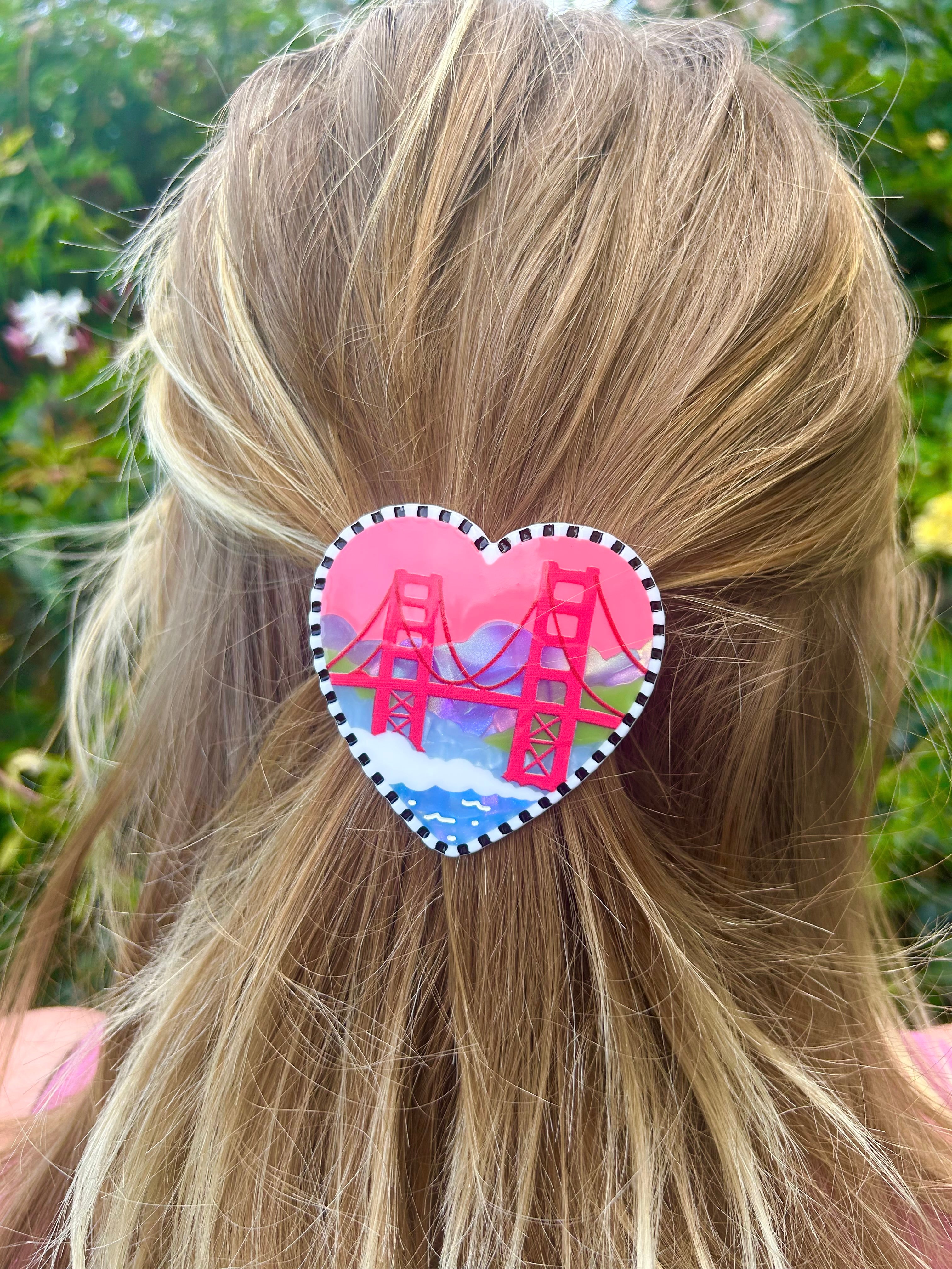 Heart SF Hair Clip
