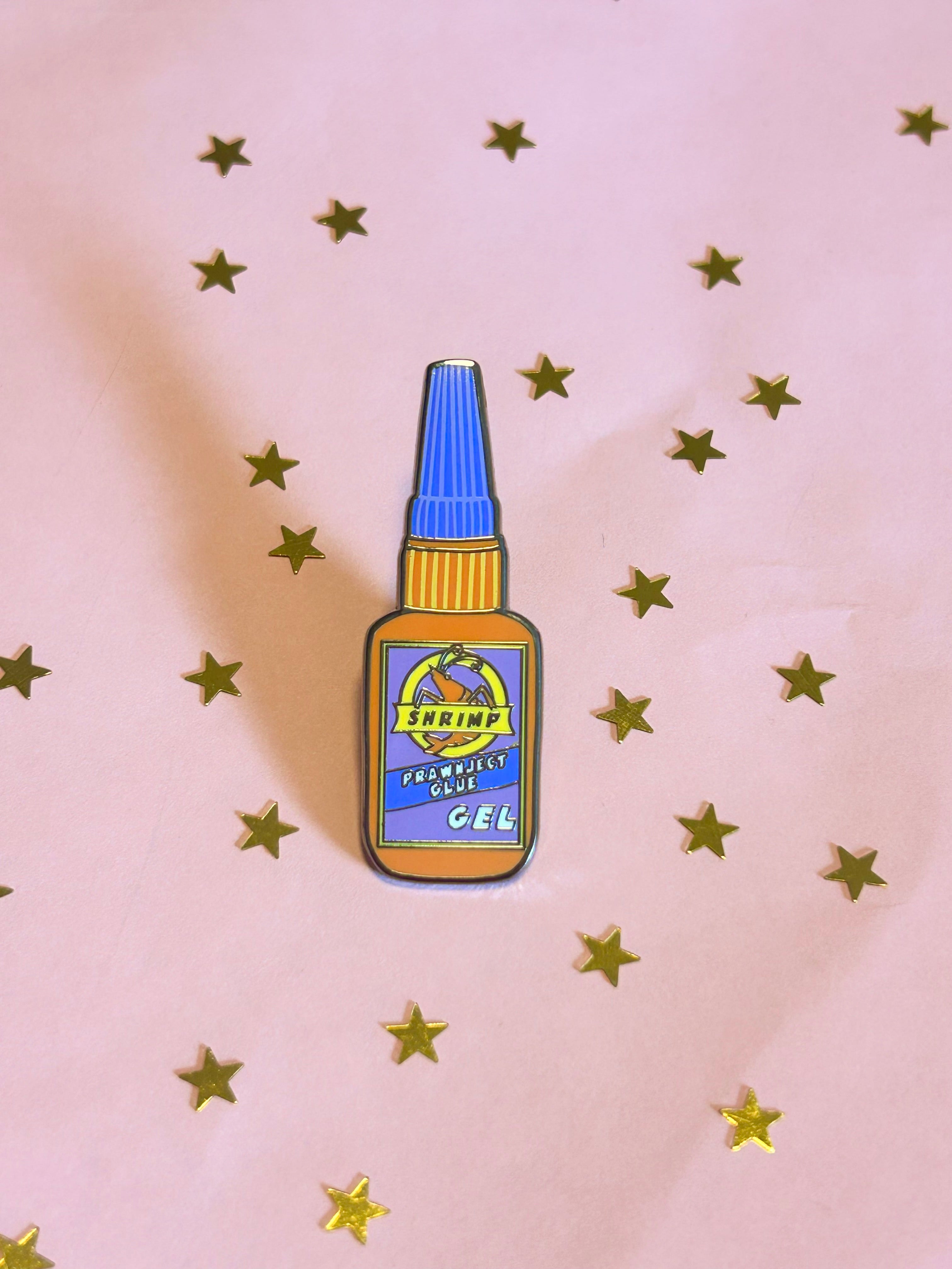 Prawnject Glue Enamel Pin (Tamiko X TPF)