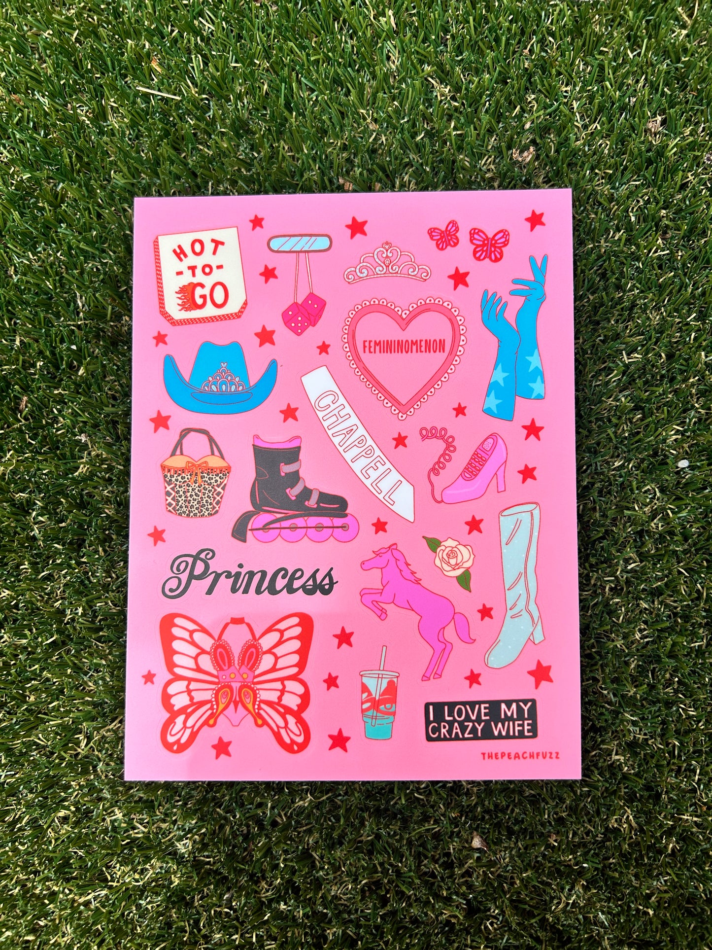 Midwest Princess Sticker Sheet