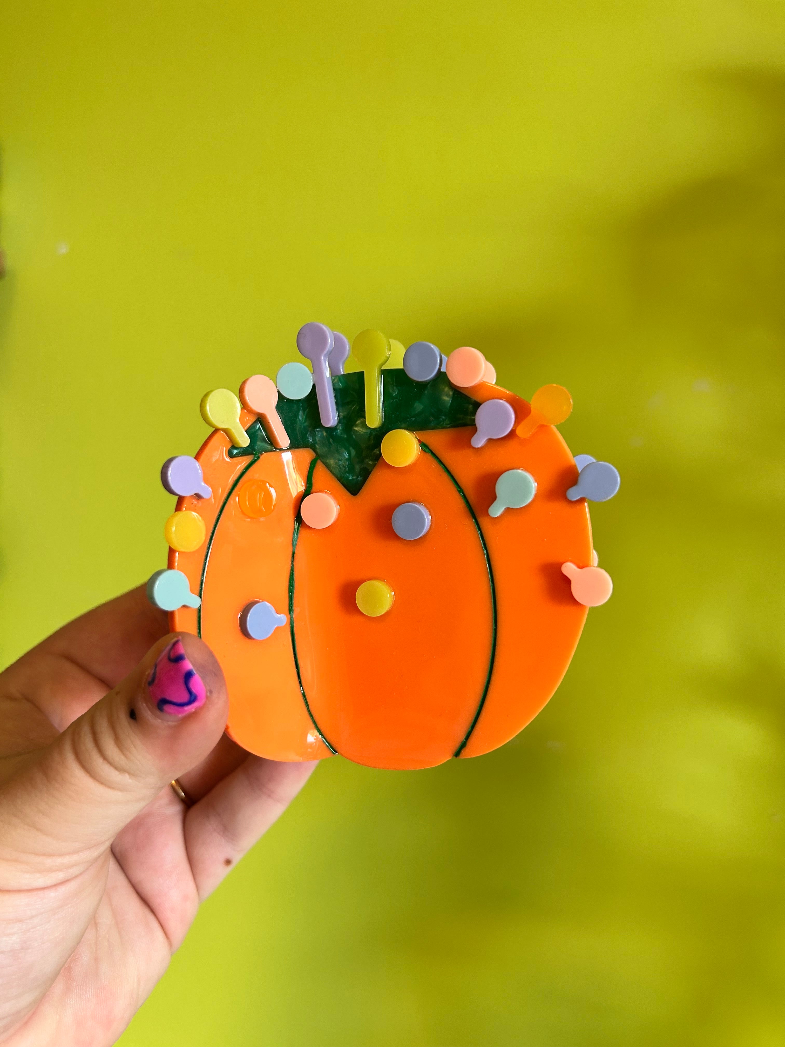 Pin Cushion Hair Claw SAMPLE