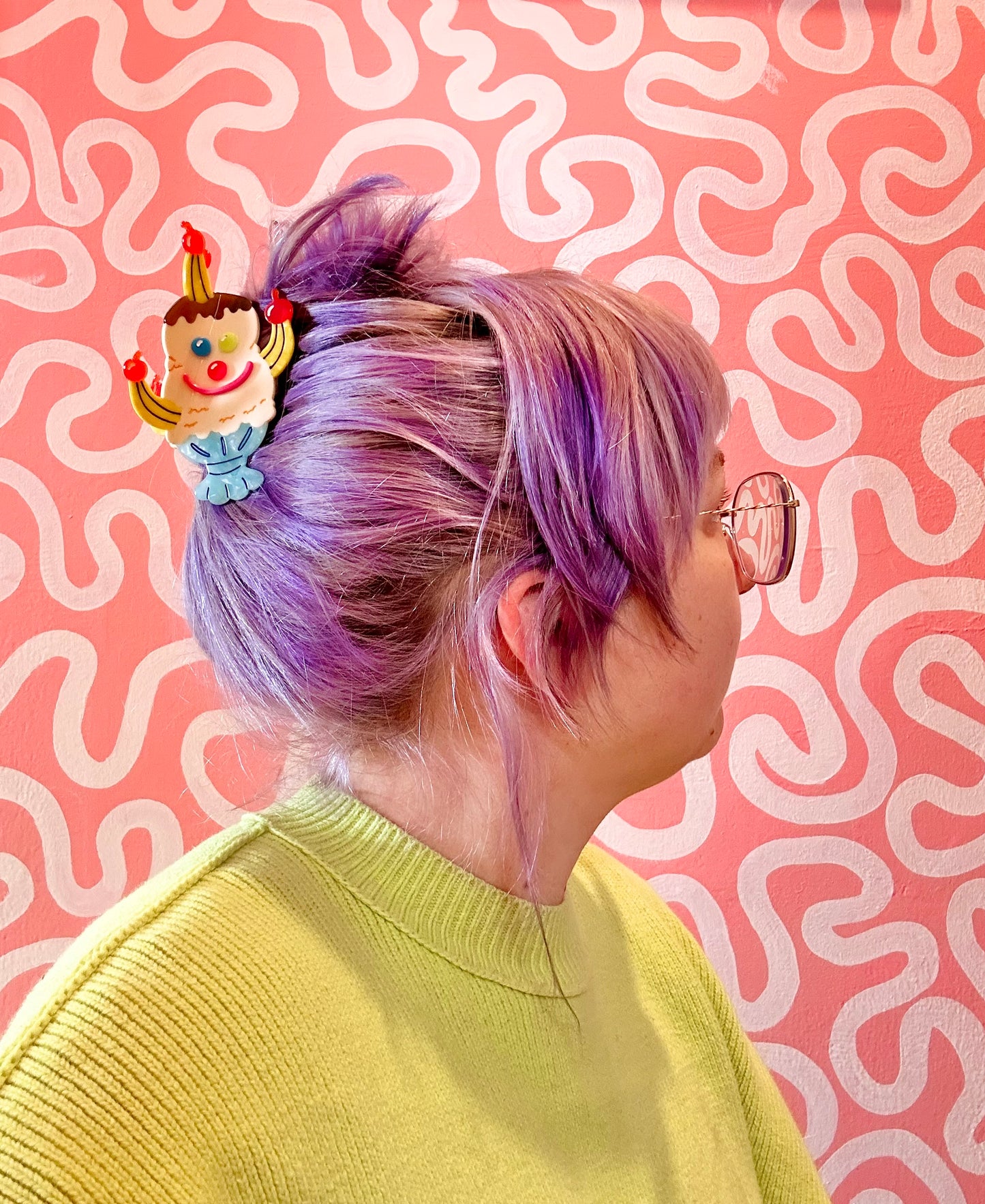 Ice Cream Sundae Hair Claw