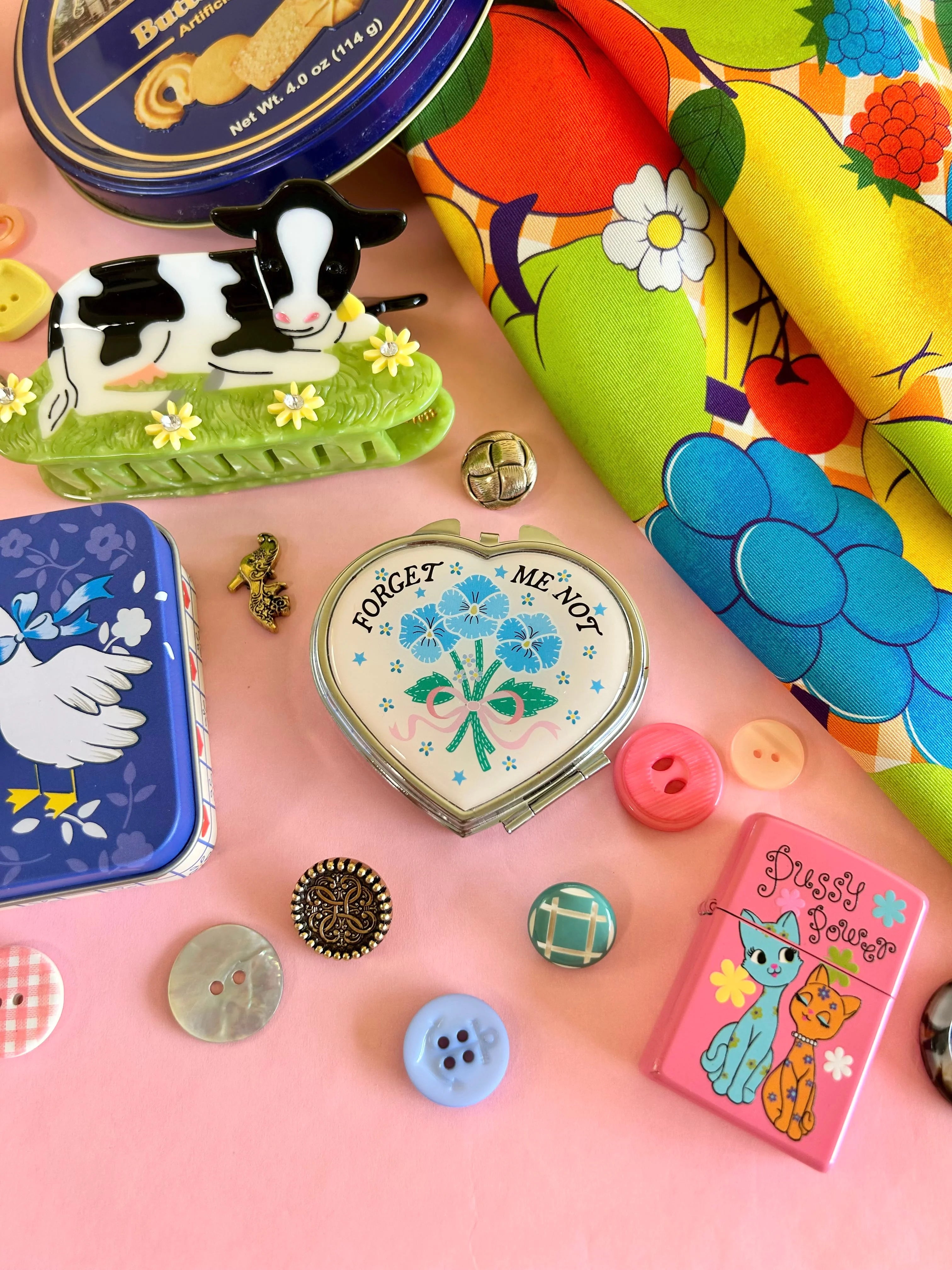 Forget Me Not Pill Case - The Peach Fuzz