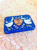 Duck the Police Storage Tin - The Peach Fuzz