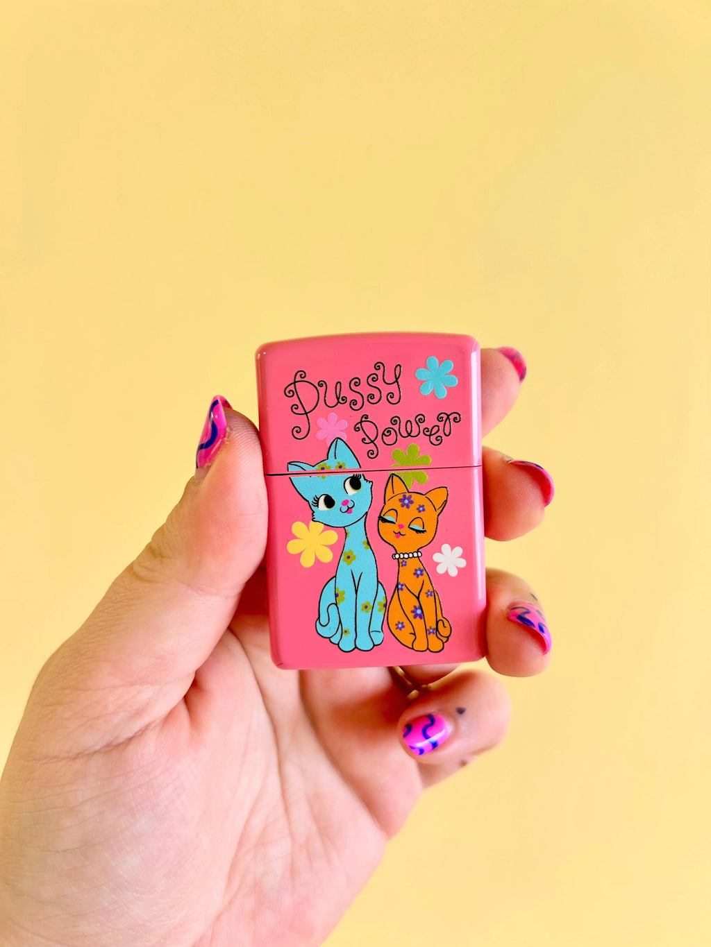 Pussy Power Refillable Lighter - The Peach Fuzz