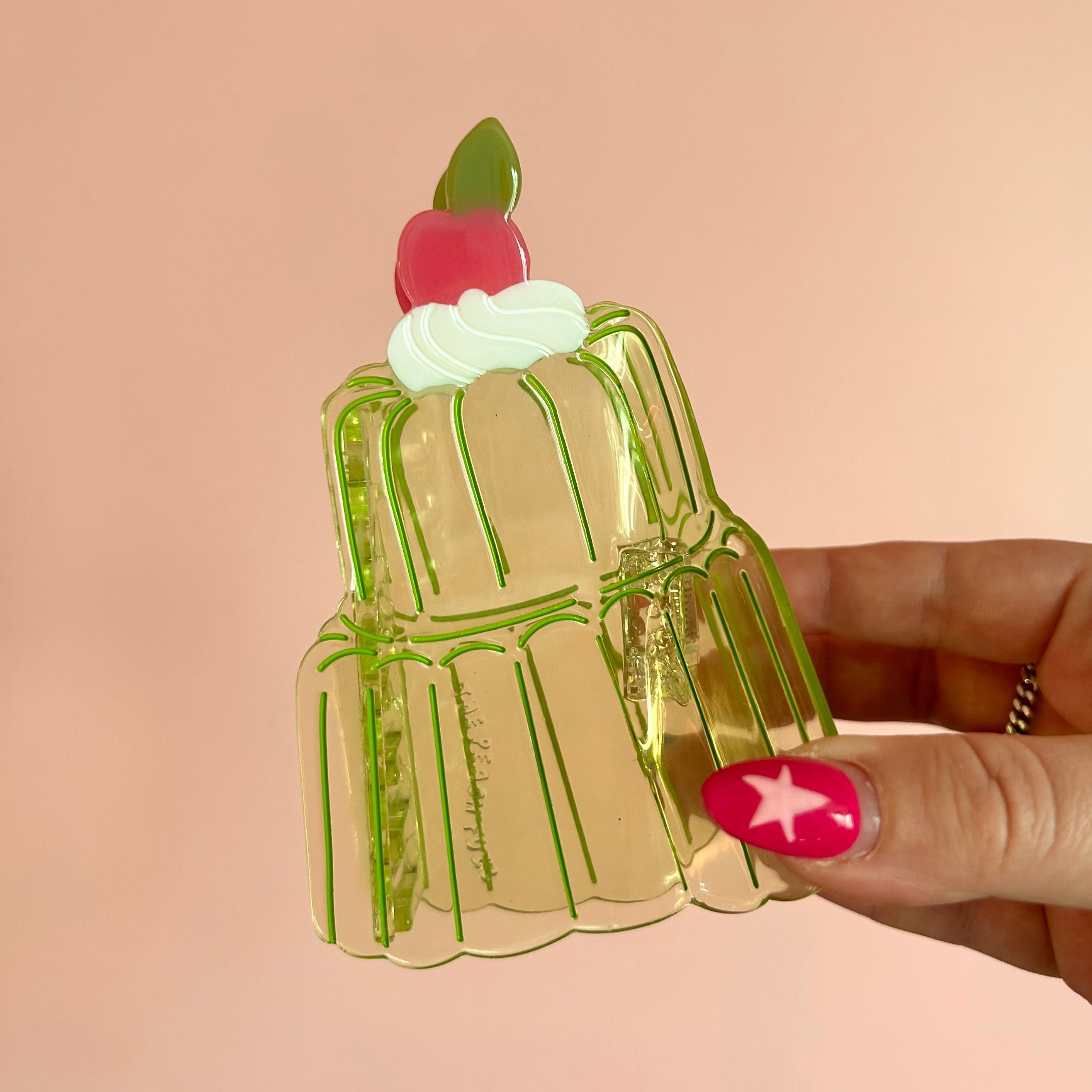 Jello Cake Hair Claw