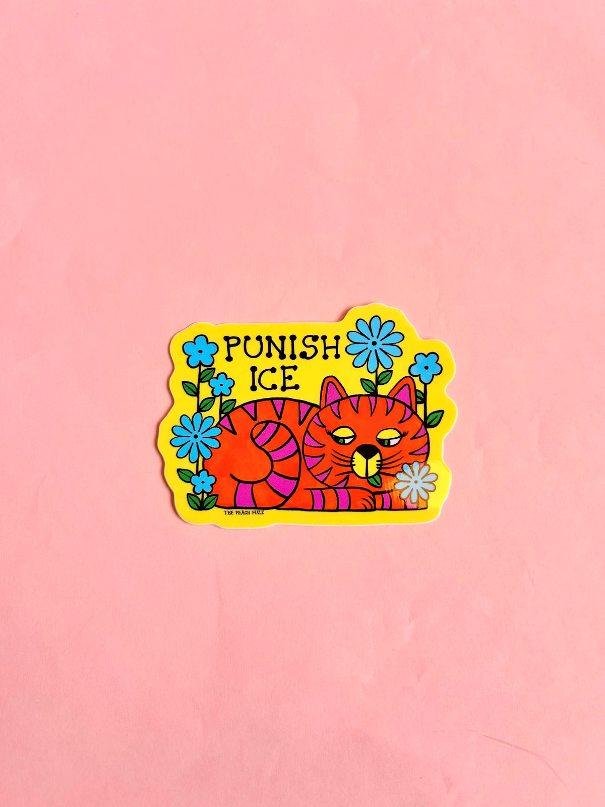 Punish ICE Sticker - The Peach Fuzz