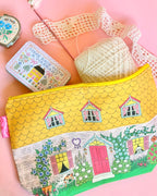 Vintage Cottage Zipper Storage Bag - The Peach Fuzz