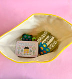 Vintage Cottage Zipper Storage Bag - The Peach Fuzz