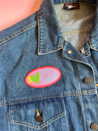 Critical Thinking Iron-On Patch- The Peach Fuzz