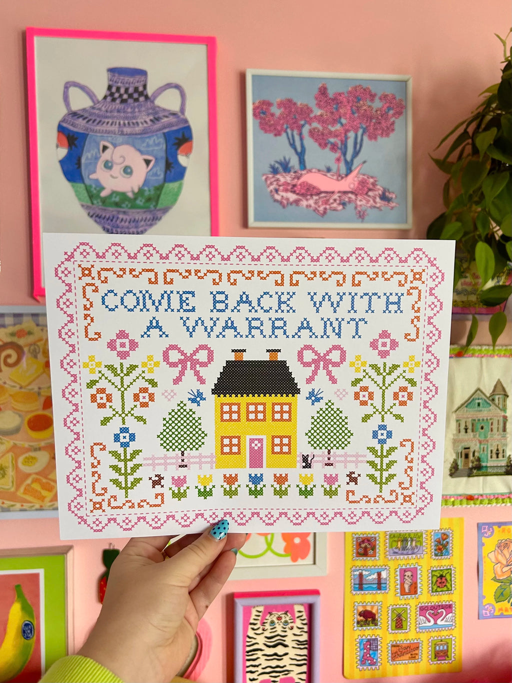 Come Back With A Warrant Print - The Peach Fuzz