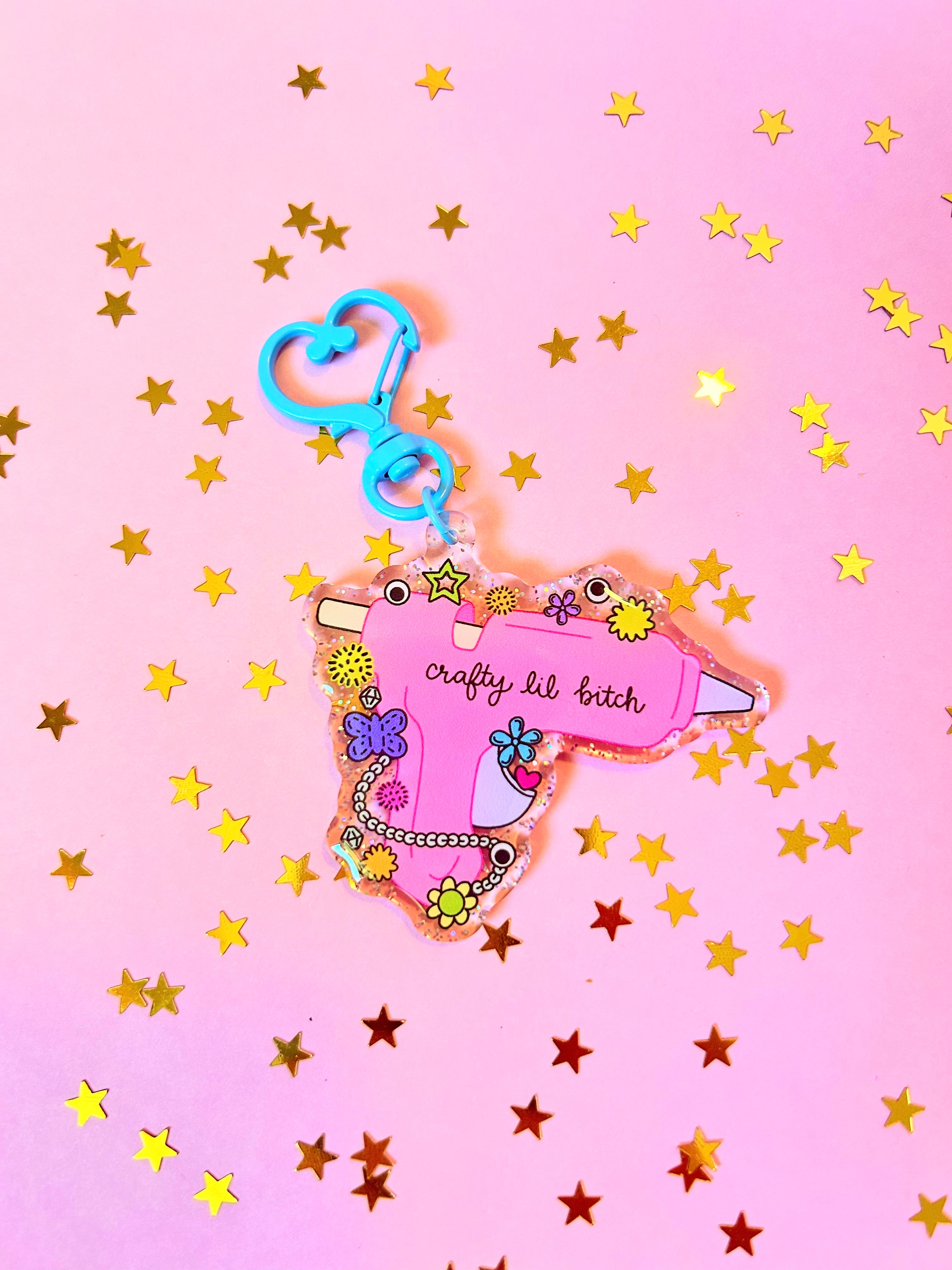 Crafty Lil Bitch Keychain