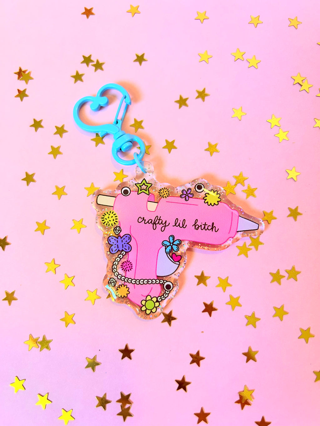 Crafty Lil Bitch Keychain