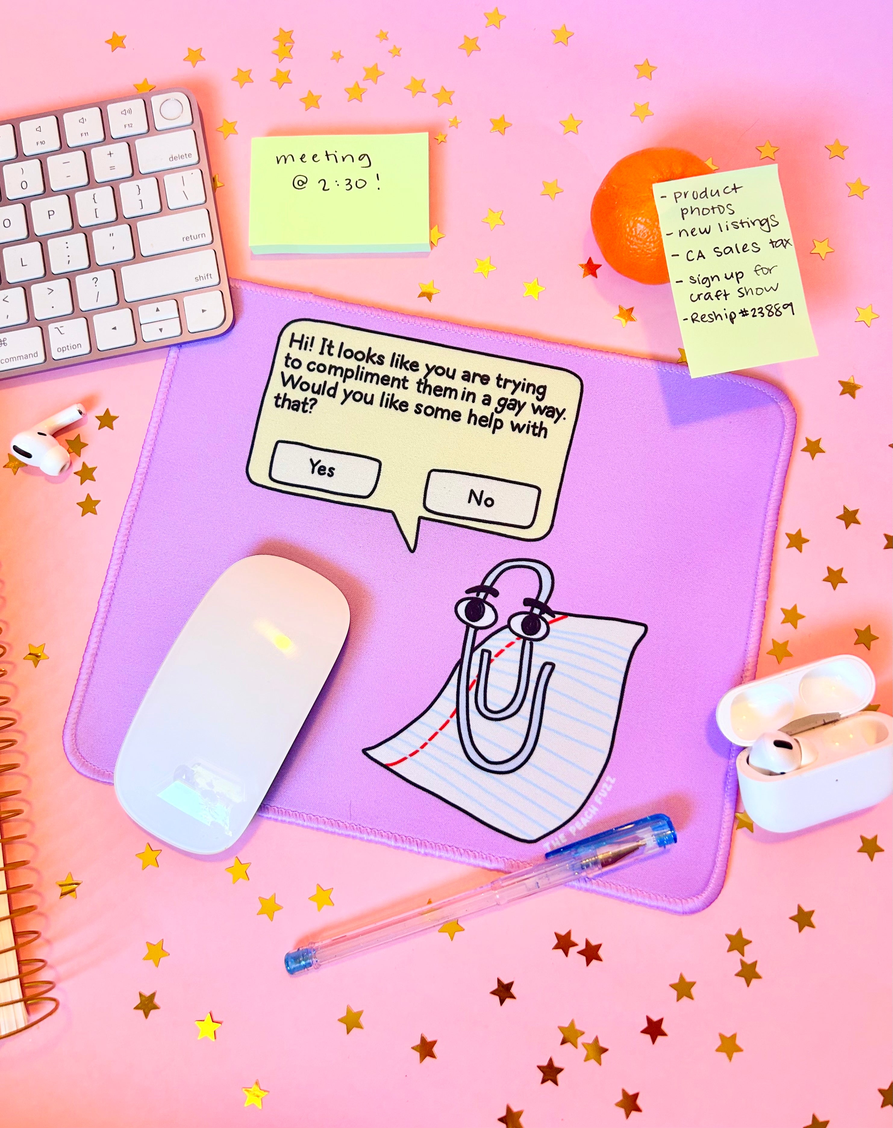 Gay Clippy Mousepad