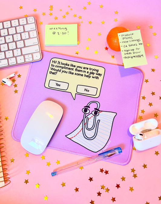 Gay Clippy Mousepad