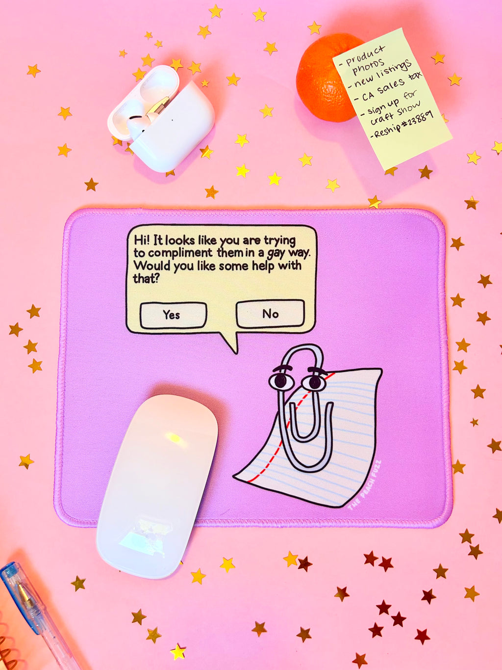 Gay Clippy Mousepad