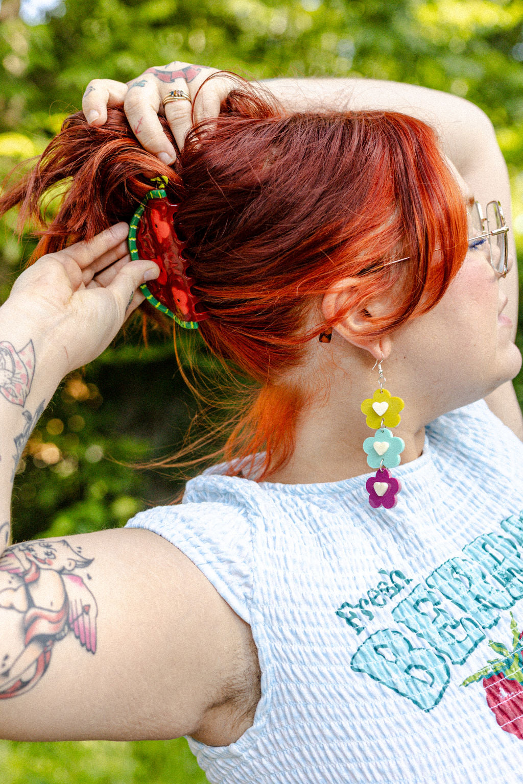 Watermelon Hair Claw