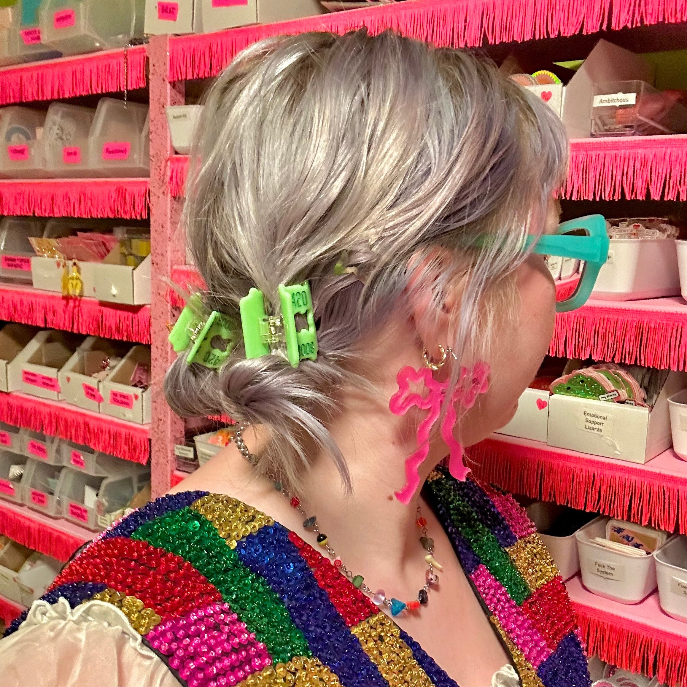 Mini Bread Clip Hair Claw