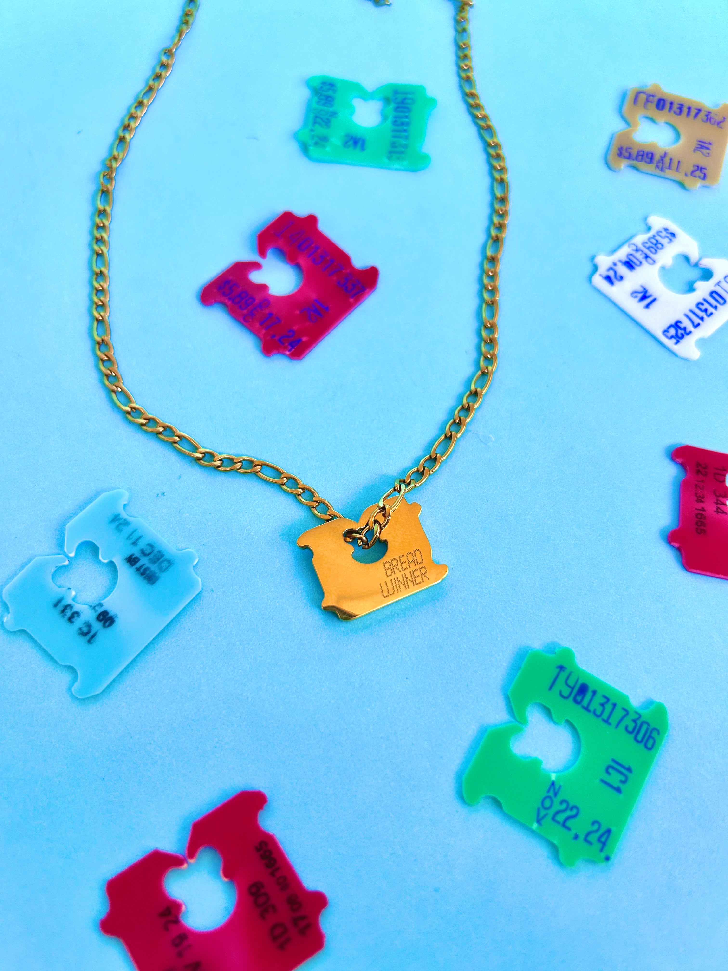 Bread Winner Necklace - The Peach Fuzz