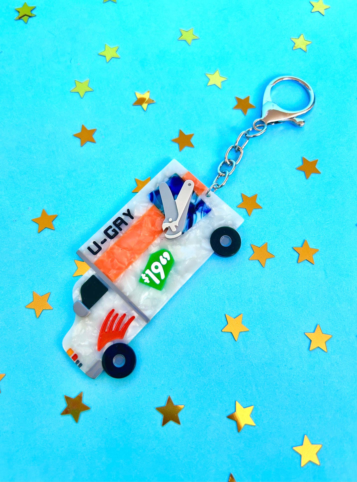 U-Gay Moving Truck Keychain