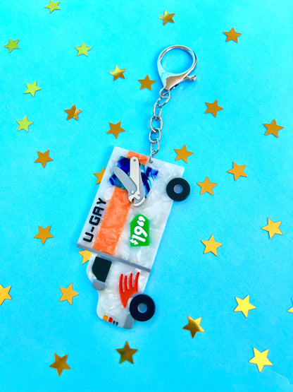 U-Gay Moving Truck Keychain