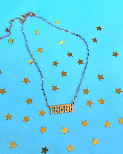 Freak Nameplate Necklace