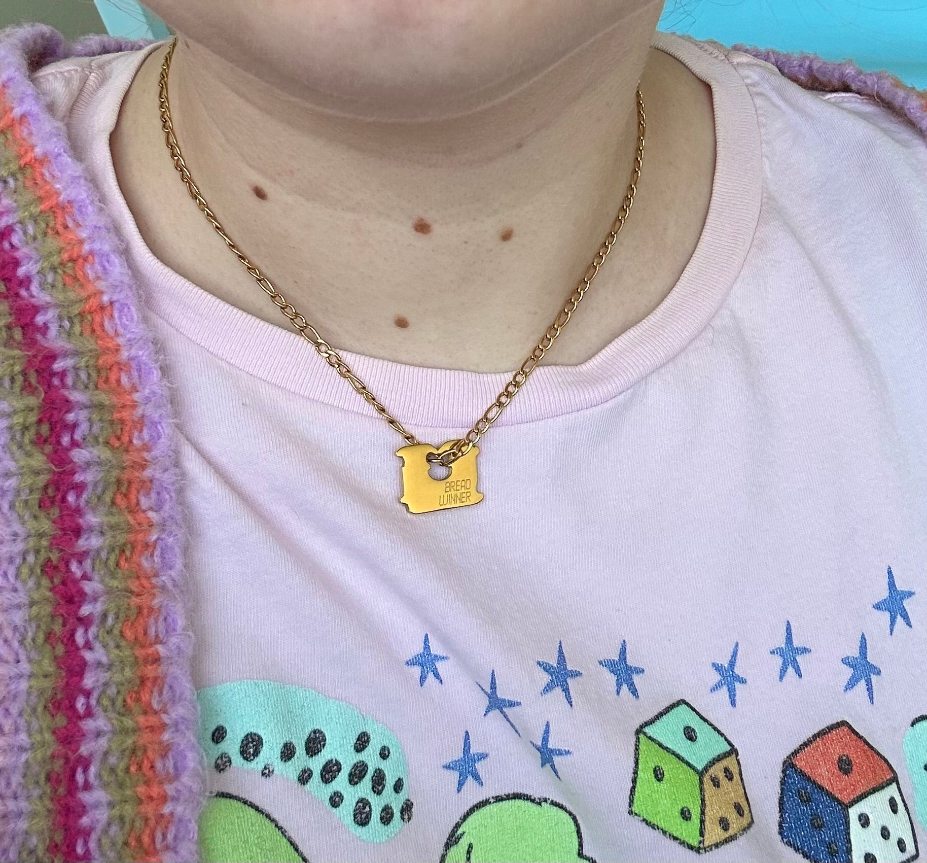 Bread Winner Necklace - The Peach Fuzz