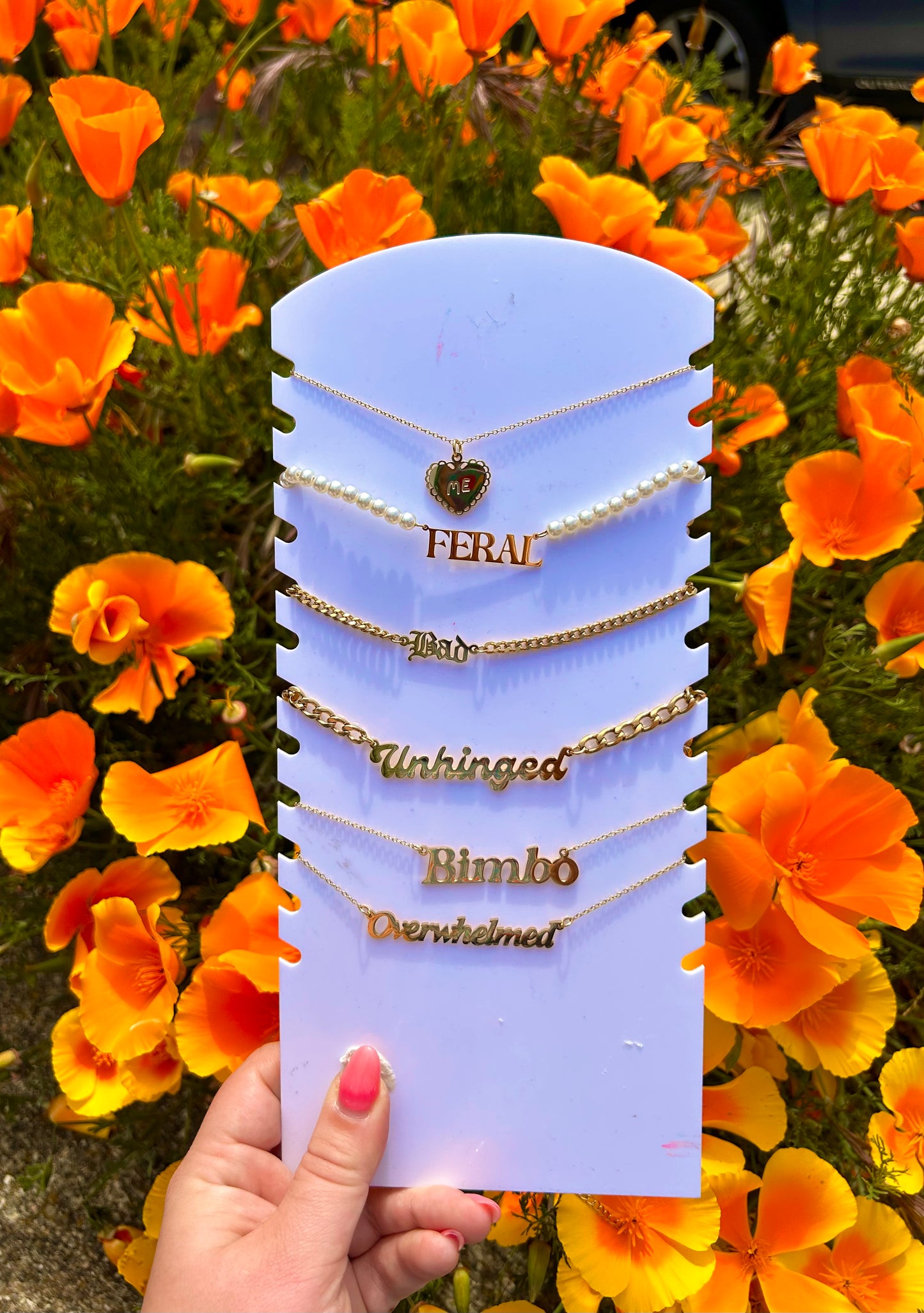 Bad Nameplate Necklace