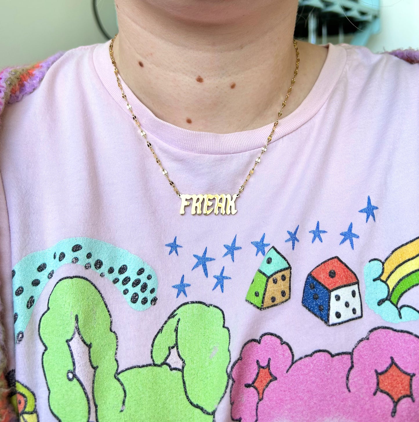 Freak Nameplate Necklace