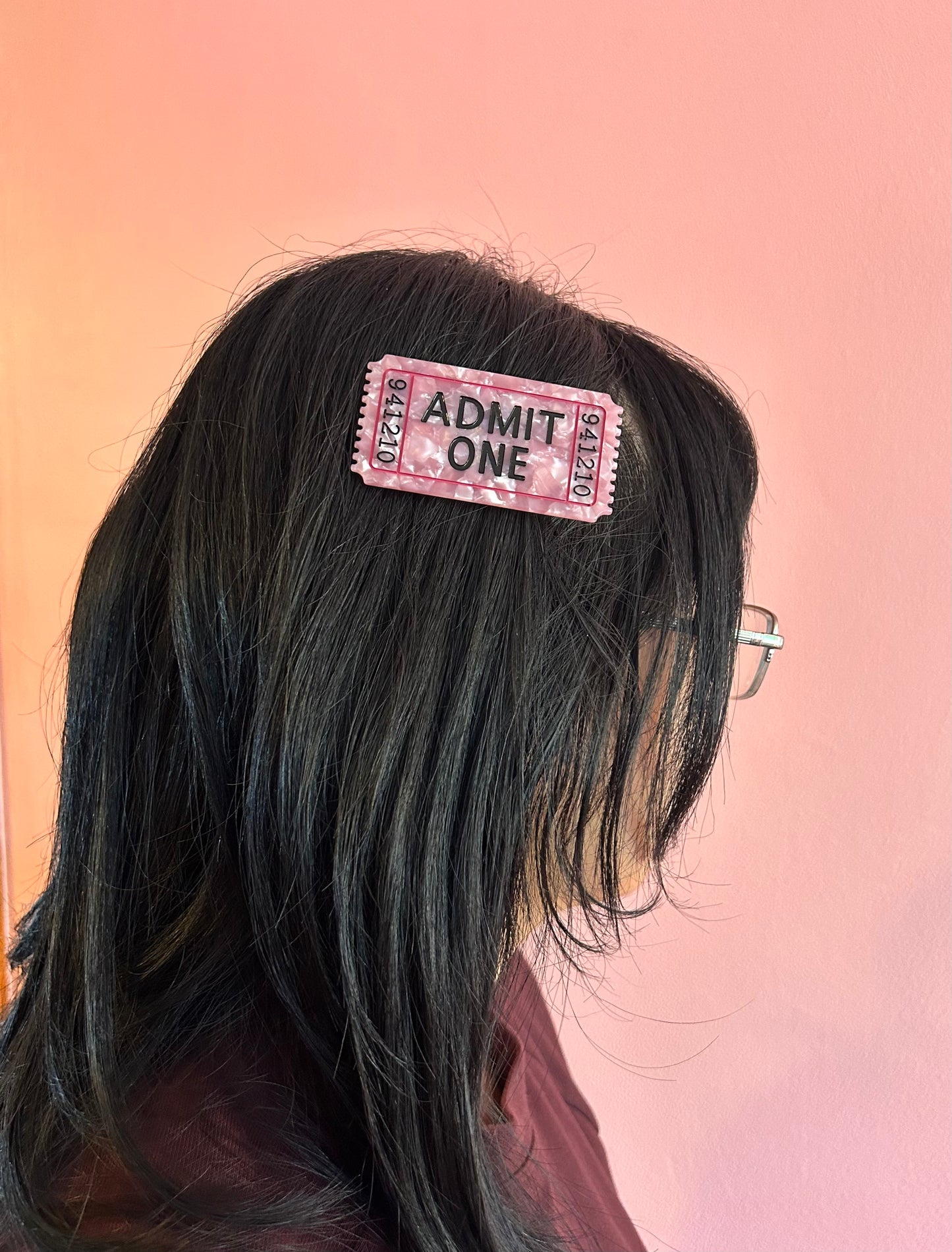 Ticket Hair Clip