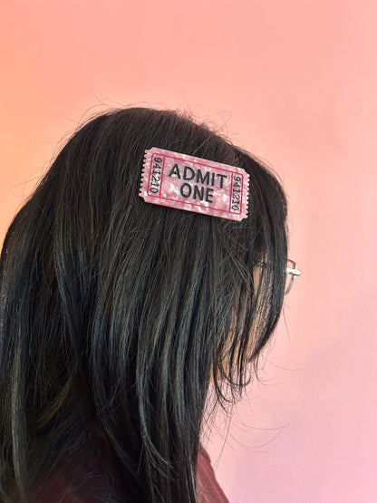 Ticket Hair Clip