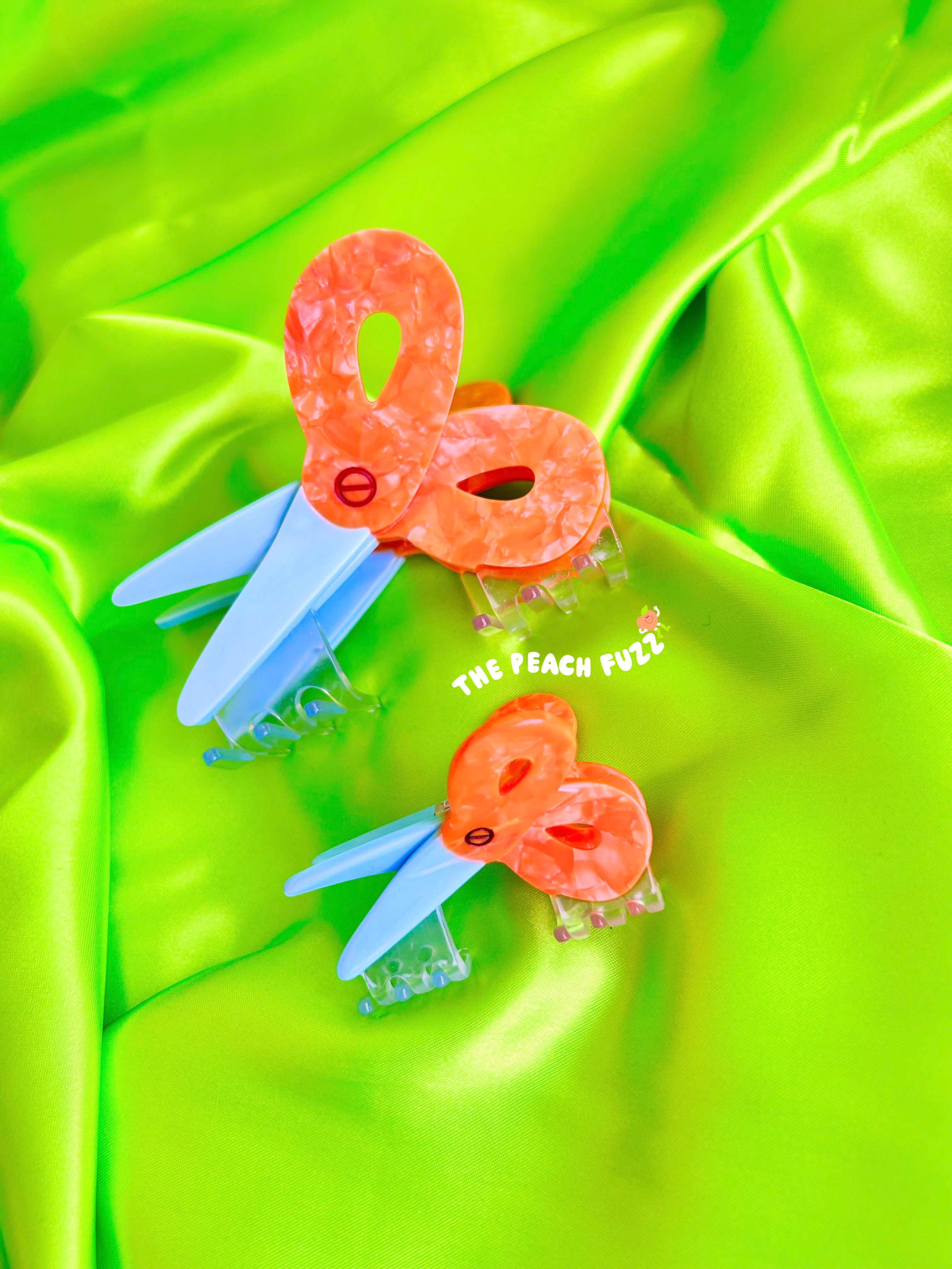 Scissors Hair Claw & Mini Scissors Hair Claw