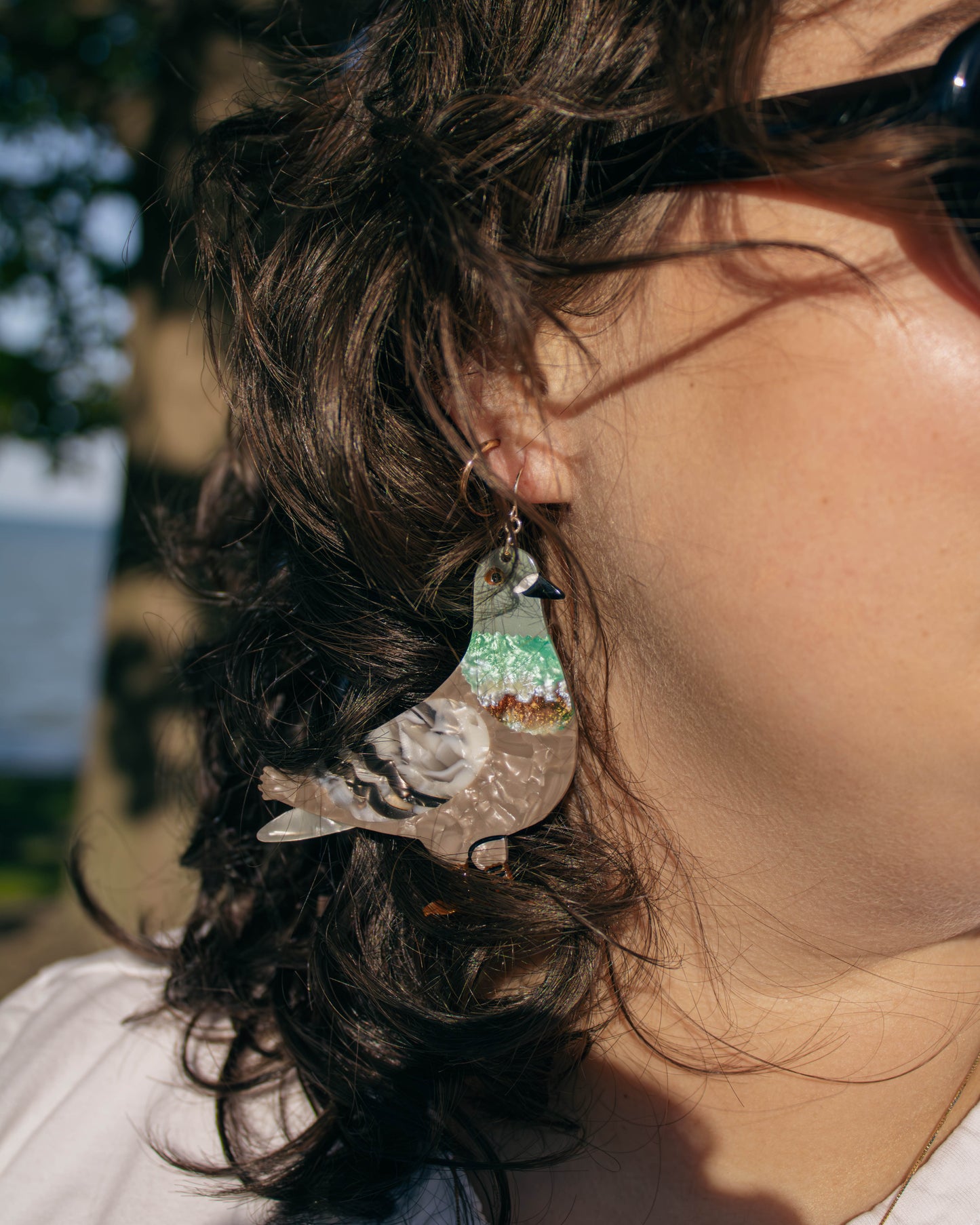 Pigeon Earrings