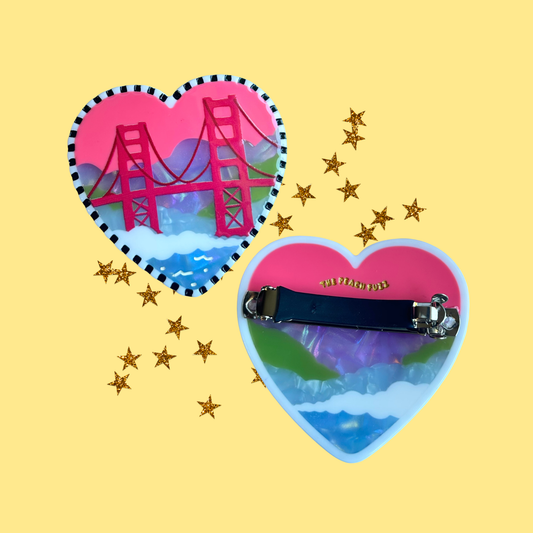 Heart SF Hair Clip
