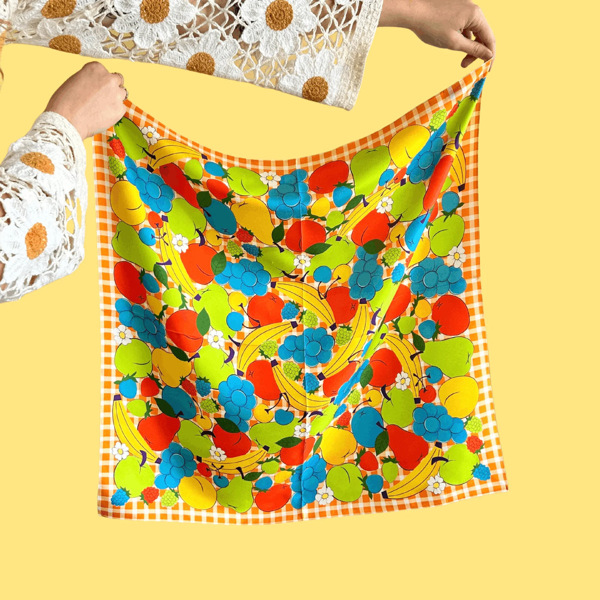 Fruit Silk Scarf - The Peach Fuzz