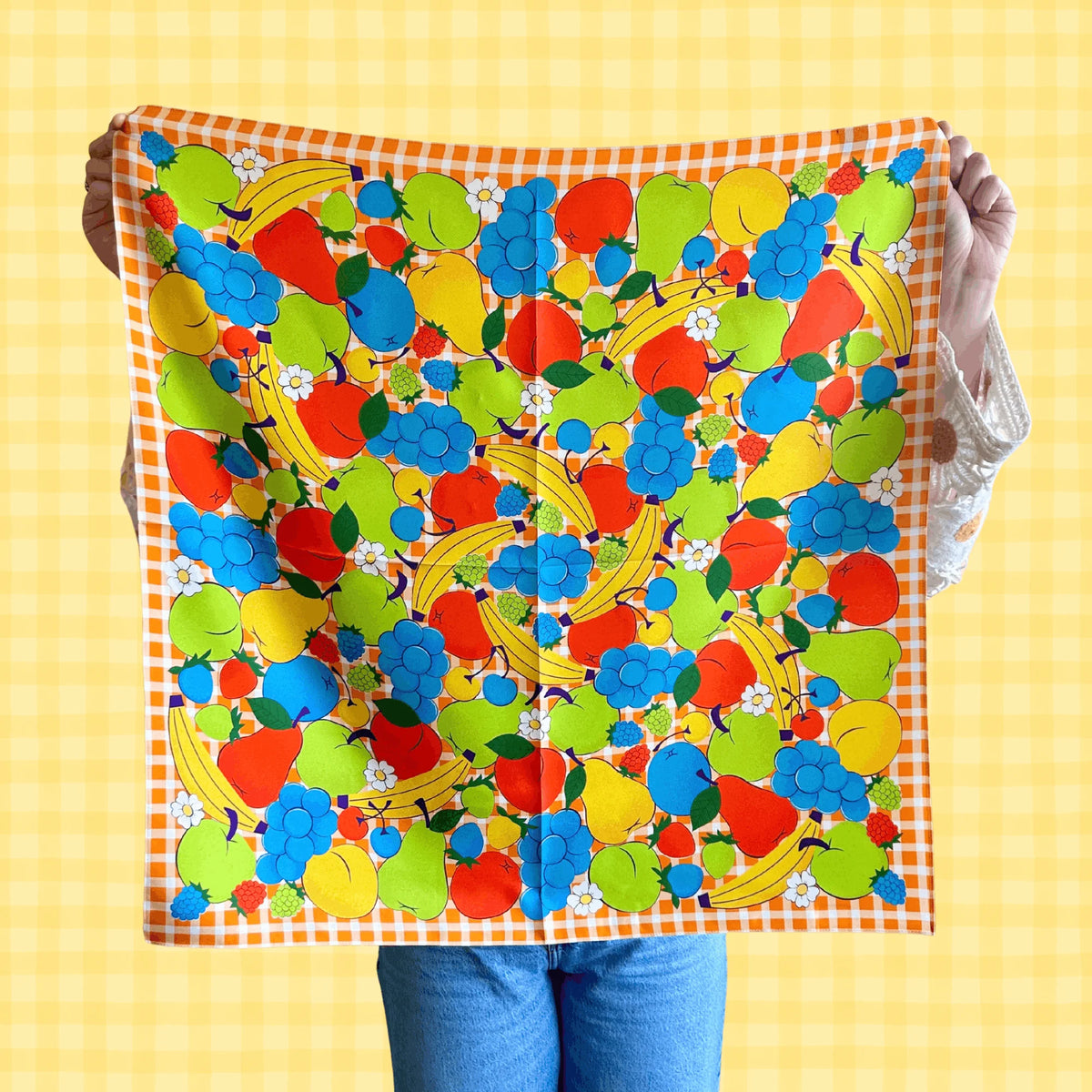 Fruit Silk Scarf - The Peach Fuzz