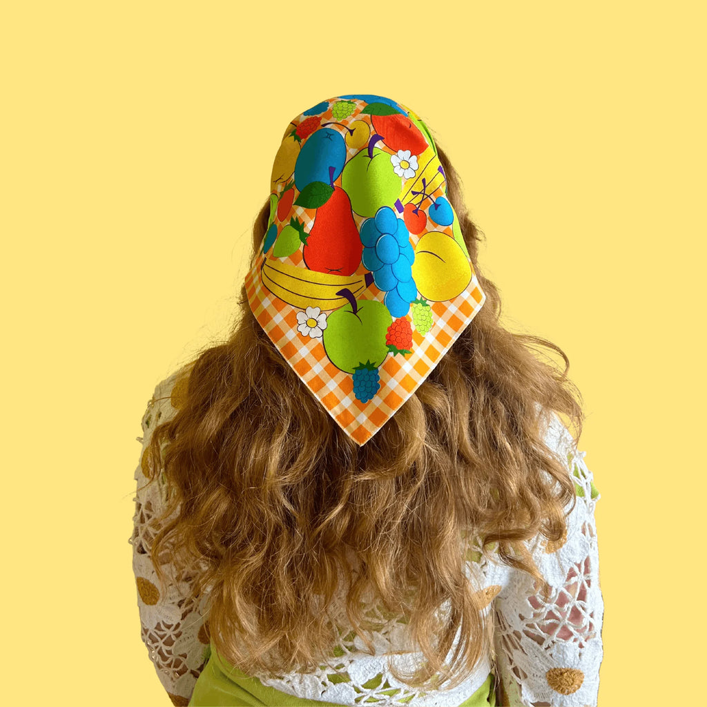 Fruit Silk Scarf - The Peach Fuzz