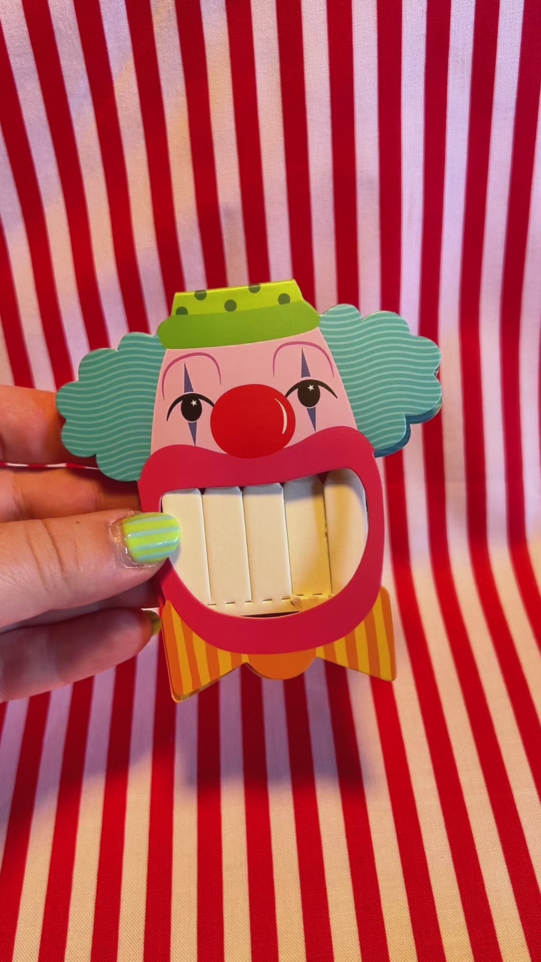Clown Teeth Matchbook - The Peach Fuzz