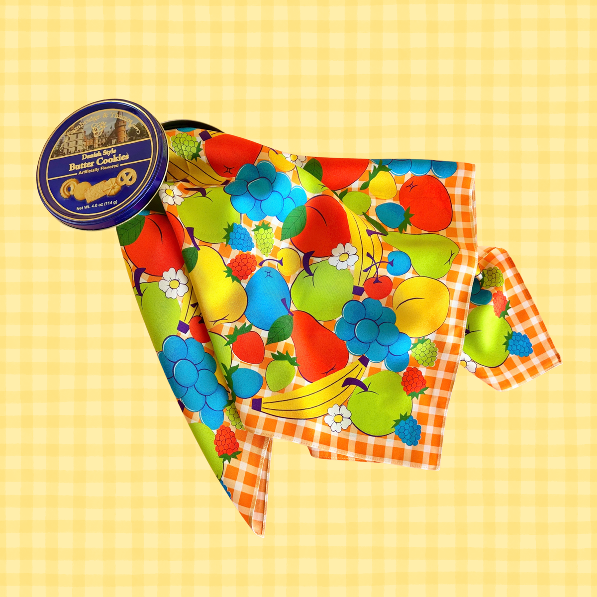 Fruit Silk Scarf - The Peach Fuzz