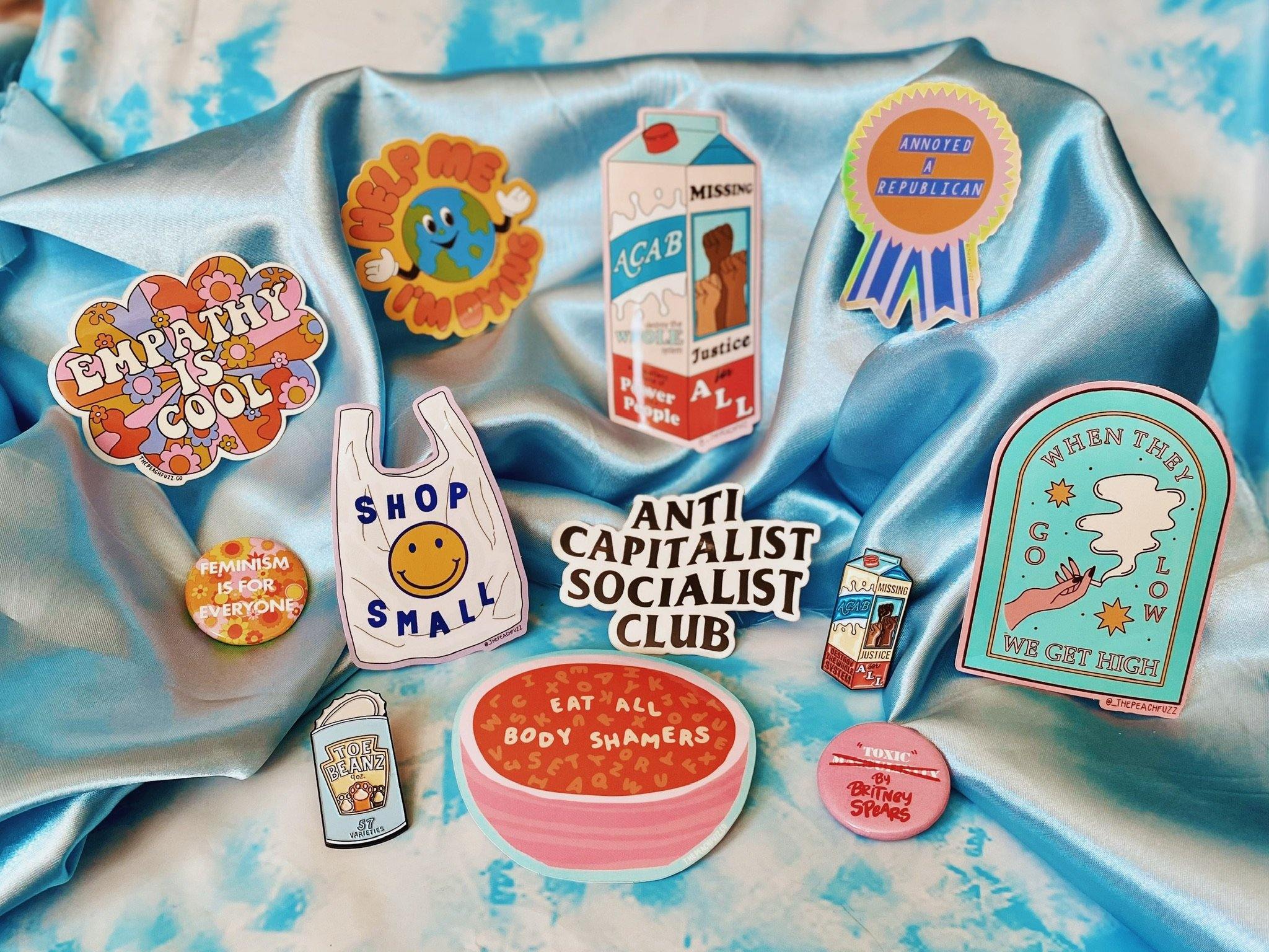 Go Low, Get High Sticker - The Peach Fuzz