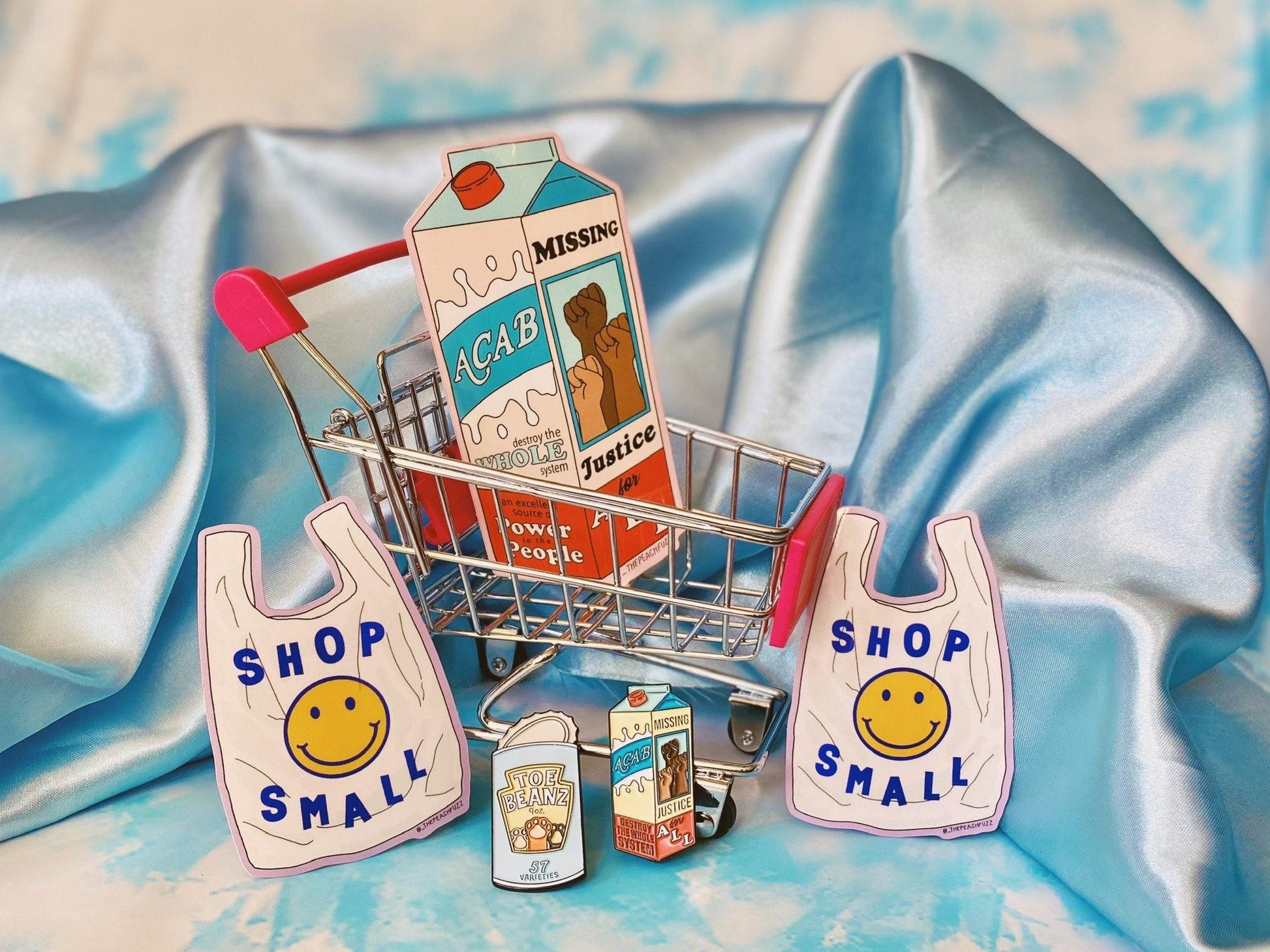 Shop Small Sticker - The Peach Fuzz
