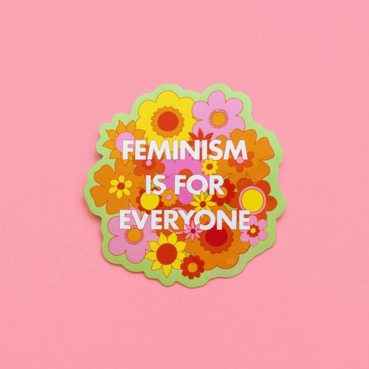 Feminism Is For Everyone Sticker - The Peach Fuzz